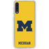 University of Michigan M Logo Yellow Galaxy A50 Clear Case