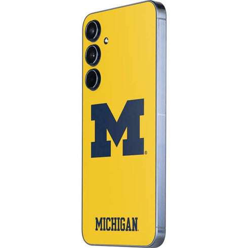 University of Michigan M Logo Yellow Galaxy A55 5G Skin