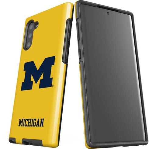 University of Michigan M Logo Yellow Galaxy Note 10 Pro Case