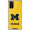 University of Michigan M Logo Yellow Galaxy Note20 5G Clear Case