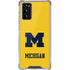 University of Michigan M Logo Yellow Galaxy Note20 5G Clear Case