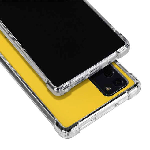 University of Michigan M Logo Yellow Galaxy Note20 5G Clear Case