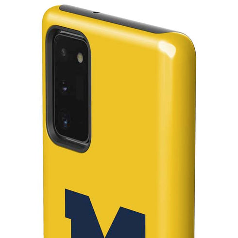 University of Michigan M Logo Yellow Galaxy Note20 5G Pro Case