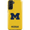 University of Michigan M Logo Yellow Galaxy S21 FE Pro Case