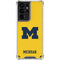 University of Michigan M Logo Yellow Galaxy S21 Ultra 5G Clear Case