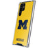 University of Michigan M Logo Yellow Galaxy S22 Ultra Clear Case