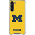 University of Michigan M Logo Yellow Galaxy S23 Plus Clear Case