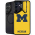 University of Michigan M Logo Yellow Galaxy S25 Kickstand Case
