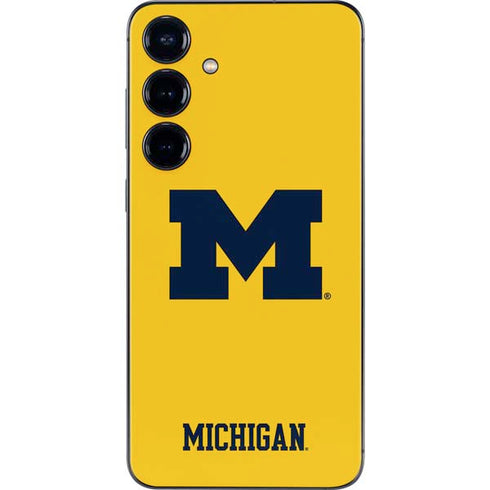 University of Michigan M Logo Yellow Galaxy S24 Plus Skin