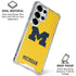 University of Michigan M Logo Yellow Galaxy S25 Ultra Clear Case