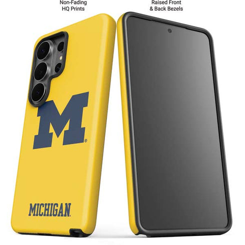 University of Michigan M Logo Yellow Galaxy S26 Ultra Impact Case