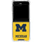 University of Michigan M Logo Yellow Galaxy Z Flip6 Clear Case