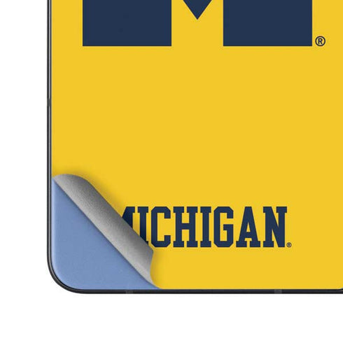 University of Michigan M Logo Yellow Galaxy Z Fold5 5G Skin