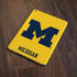University of Michigan M Logo Yellow Apple iPad Skin