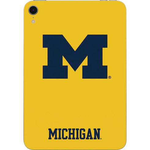 University of Michigan M Logo Yellow Apple iPad Mini Skin