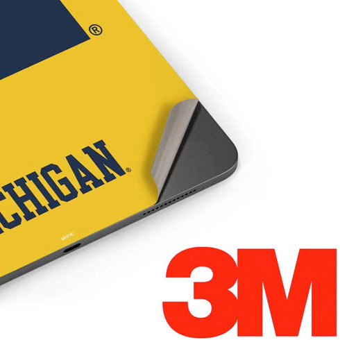 University of Michigan M Logo Yellow Apple iPad Pro Skin