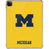 University of Michigan M Logo Yellow iPad Pro 11in (2024) Clear Case