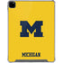 University of Michigan M Logo Yellow iPad Pro 12.9in (2020) Clear Case