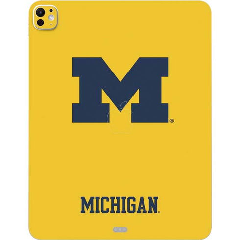 University of Michigan M Logo Yellow iPad Pro 13in M4 (2024) Skin