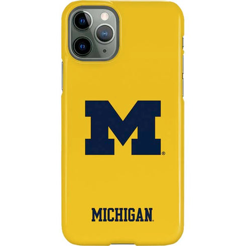 University of Michigan M Logo Yellow iPhone 11 Pro Lite Case