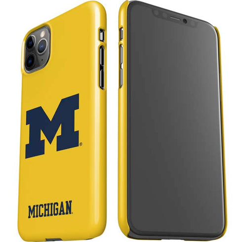 University of Michigan M Logo Yellow iPhone 11 Pro Max Lite Case