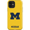 University of Michigan M Logo Yellow iPhone 12 Impact Case