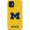 University of Michigan M Logo Yellow iPhone 12 Mini Lite Case