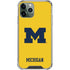 University of Michigan M Logo Yellow iPhone 12 Pro Max Clear Case