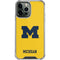 University of Michigan M Logo Yellow iPhone 13 Pro Max Clear Case