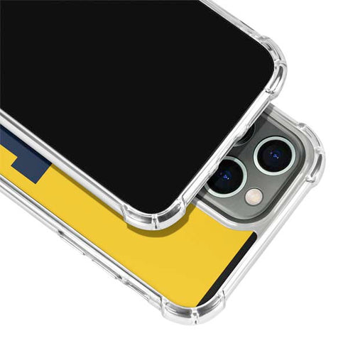 University of Michigan M Logo Yellow iPhone 13 Pro Max Clear Case