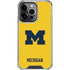 University of Michigan M Logo Yellow iPhone 14 Pro Clear Case