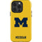 University of Michigan M Logo Yellow iPhone 14 Pro Impact Case