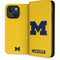 University of Michigan M Logo Yellow iPhone 15 Folio Case