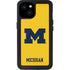 University of Michigan M Logo Yellow iPhone 15 Plus Waterproof Case