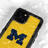 University of Michigan M Logo Yellow iPhone 15 Plus Waterproof Case