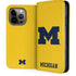 University of Michigan M Logo Yellow iPhone 15 Pro Folio Case