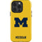 University of Michigan M Logo Yellow iPhone 15 Pro Impact Case