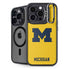 University of Michigan M Logo Yellow iPhone 15 Pro Kickstand Case