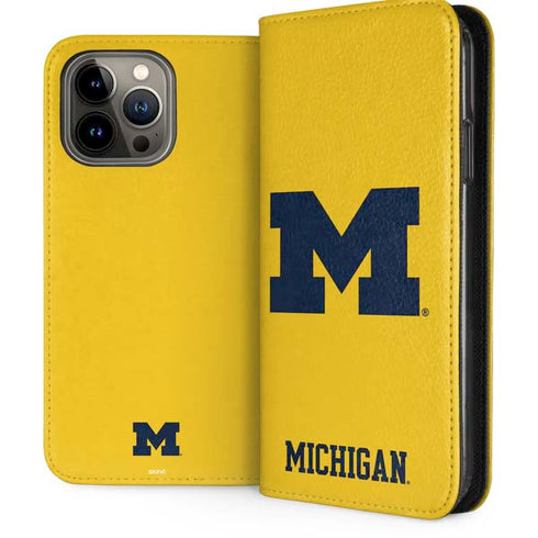 University of Michigan M Logo Yellow iPhone Cases