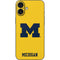 University of Michigan M Logo Yellow iPhone 16 Plus Skin