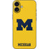 University of Michigan M Logo Yellow iPhone 16 Plus Skin