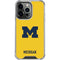 University of Michigan M Logo Yellow iPhone 16 Pro Clear Case