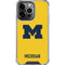 University of Michigan M Logo Yellow iPhone 16 Pro Max Clear Case