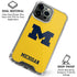 University of Michigan M Logo Yellow iPhone 16 Pro Max Clear Case