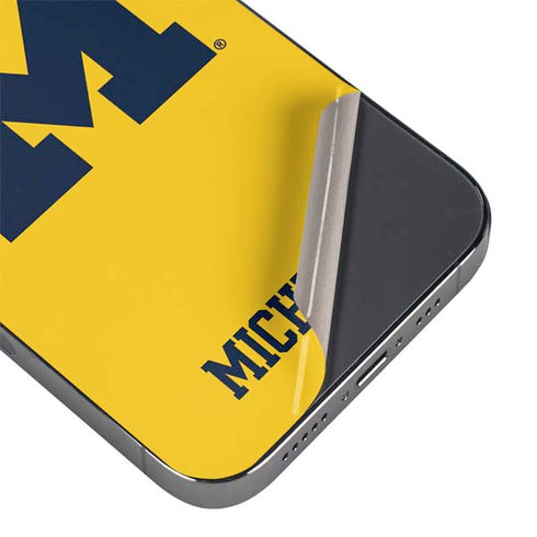 University of Michigan M Logo Yellow iPhone 16 Pro Max Skin