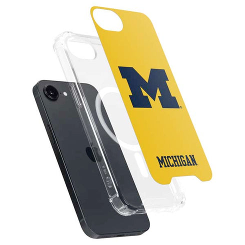 University of Michigan M Logo Yellow iPhone 16e MagSafe Case