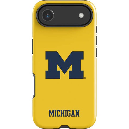 University of Michigan M Logo Yellow iPhone 17 Air Impact Case