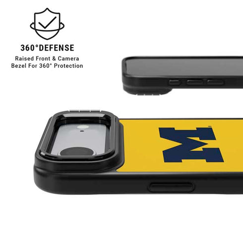 University of Michigan M Logo Yellow iPhone 17 Air Kickstand Case