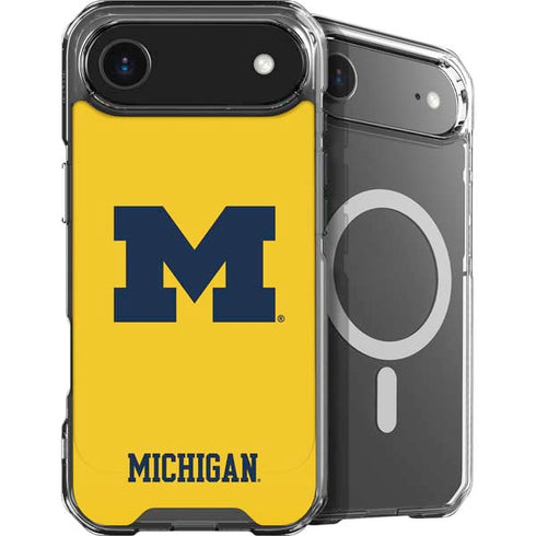 University of Michigan M Logo Yellow iPhone 17 Air MagSafe Case