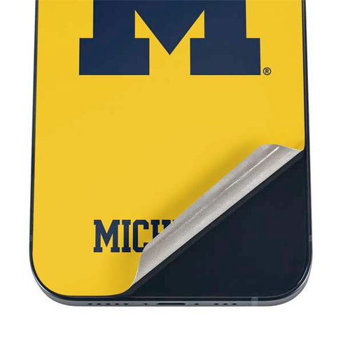 University of Michigan M Logo Yellow iPhone 17 Air Skin